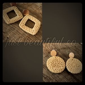 Wicker earrings